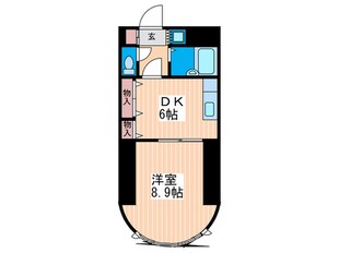 第２ホウライツルハウスの物件間取画像